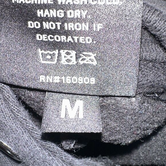 Split O Overtime Black Hoodie Sweatshirt Pullover Graphic Athleisure Mens Medium - Picture 4 of 8